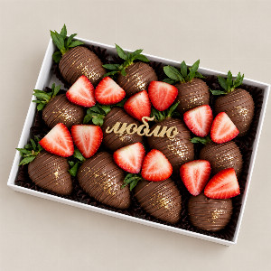 Chocolate Strawberries "With Love" with delivery Kaliningrad