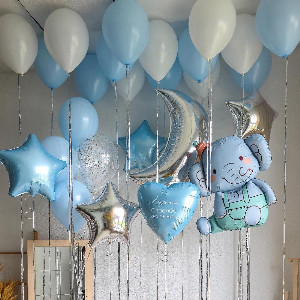 Balloon Set "Little Elephant Dreams" with delivery Omsk