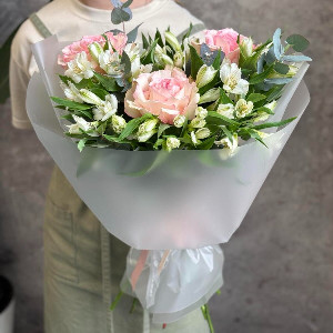 Bouquet "Pink Whisper" with delivery Perm