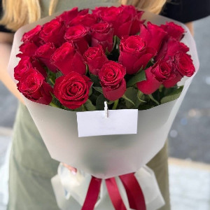 Rose Bouquet "Red Message" with delivery Perm