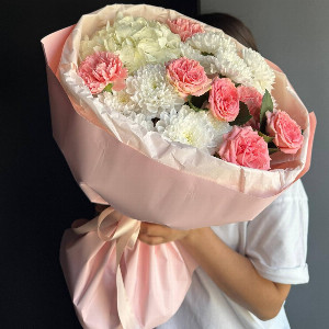 Bouquet "Pink Accord" with delivery Ufa
