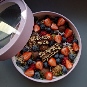 Chocolate Strawberries "To the Moon" with delivery Kaliningrad