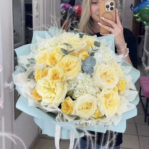 Букет "Солнечный шелк" с доставкой в Набережных Челнах