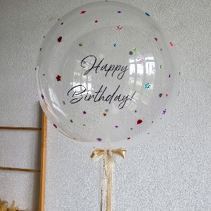 "Jewelled Sparkle" Balloon with delivery Omsk