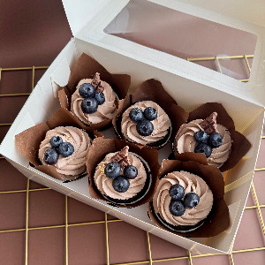 "Chocolate Velvet" Cupcakes with delivery Tyumen