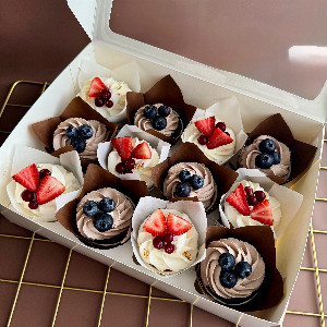 "Berry Kaleidoscope" Cupcakes with delivery Tyumen
