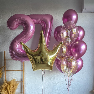 "Royal Silk" Balloon Set with delivery Omsk