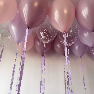 "Pastel Macarons" Ceiling Balloons with delivery Omsk