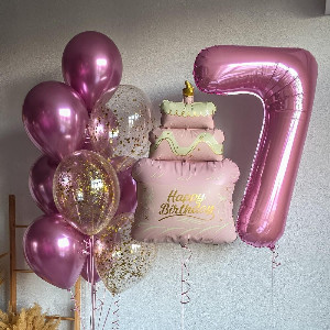 "Sweet Sparkle" Balloon Set with delivery Omsk