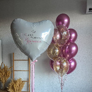 "Heart of Monaco" Balloon Set with delivery Saint Petersburg