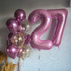 "Pink Statement" Balloon Set with delivery Saint Petersburg