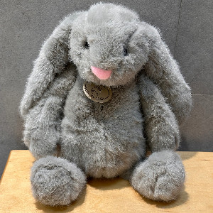 "Silver Long Ears" Soft Bunny with delivery Belgorod