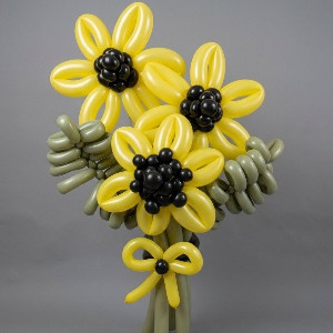 "Sunshine" Balloon Bouquet with delivery Saint Petersburg