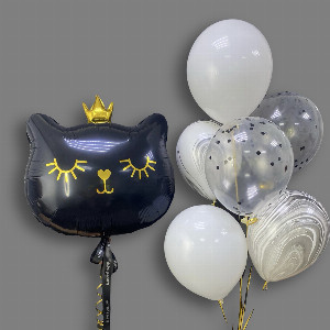 Gentle Kitten Balloons with delivery Orenburg