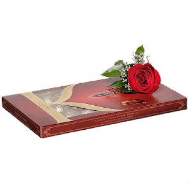 Chocolates with buttonhole