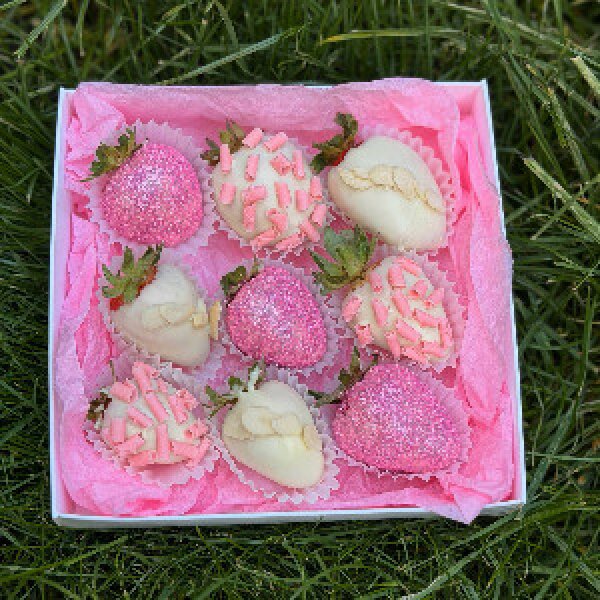 Chocolate-Covered Strawberries "Pink Dawn"