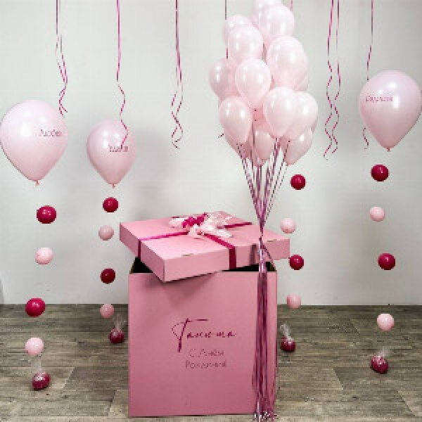Balloons in a Box "Pink Fairy Tale"