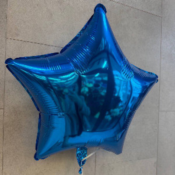 Blue Star Foil Balloon