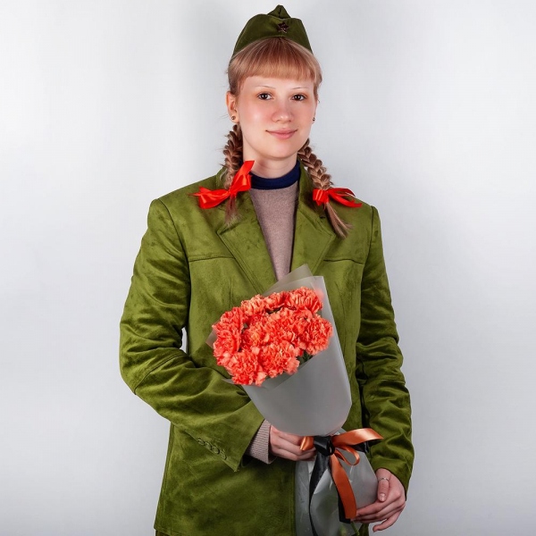 Orange carnation - 21, Wrapping Paper