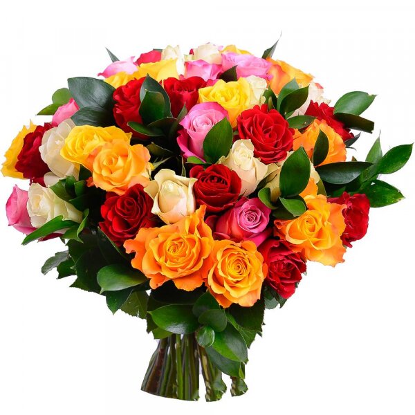 Роза Кения 40 см - 51, Рускус, Лента