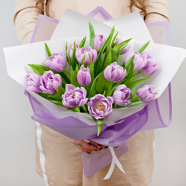 Lilac tulip - 21, Wrapping Paper, Ribbon