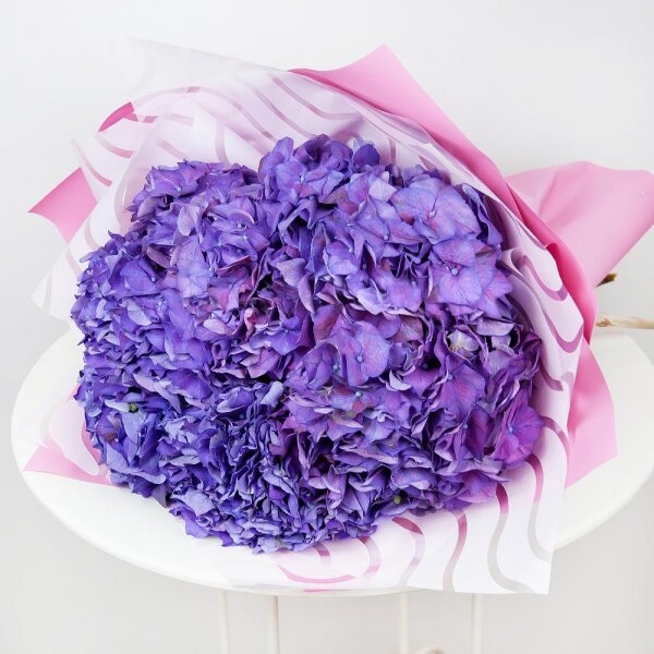 Blue/purple hydrangea - 9, Wrapping Paper