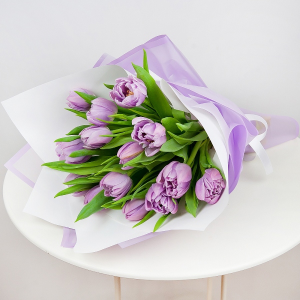 Lilac tulip - 25, Wrapping Paper, Ribbon