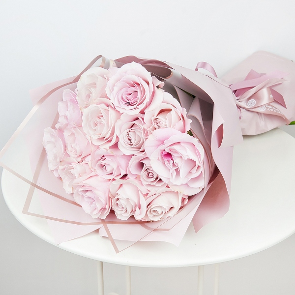 Rose Pink 50 cm Ecuador (Chelo, Hermosa, Novia, Titanik, Engagement, Pink Mondiale) - 25, Wrapping Paper