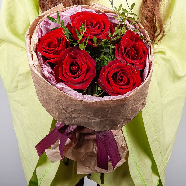 Red rose 50 cm - 9, Pistachio, Wrapping Paper